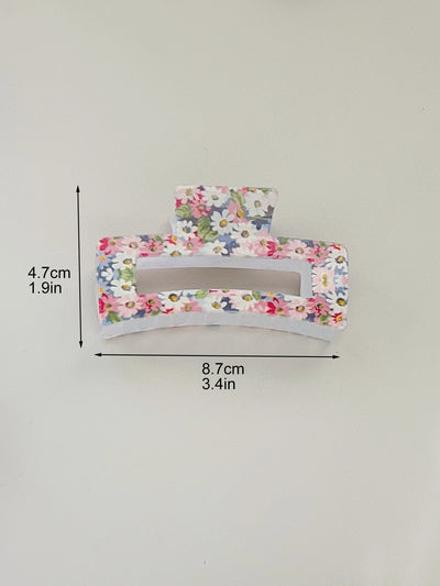 Medium Hair Claw Clips Strong Hold Matte Pink Versatile Set - Smarsty