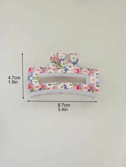 Medium Hair Claw Clips Strong Hold Matte Pink Versatile Set - Smarsty