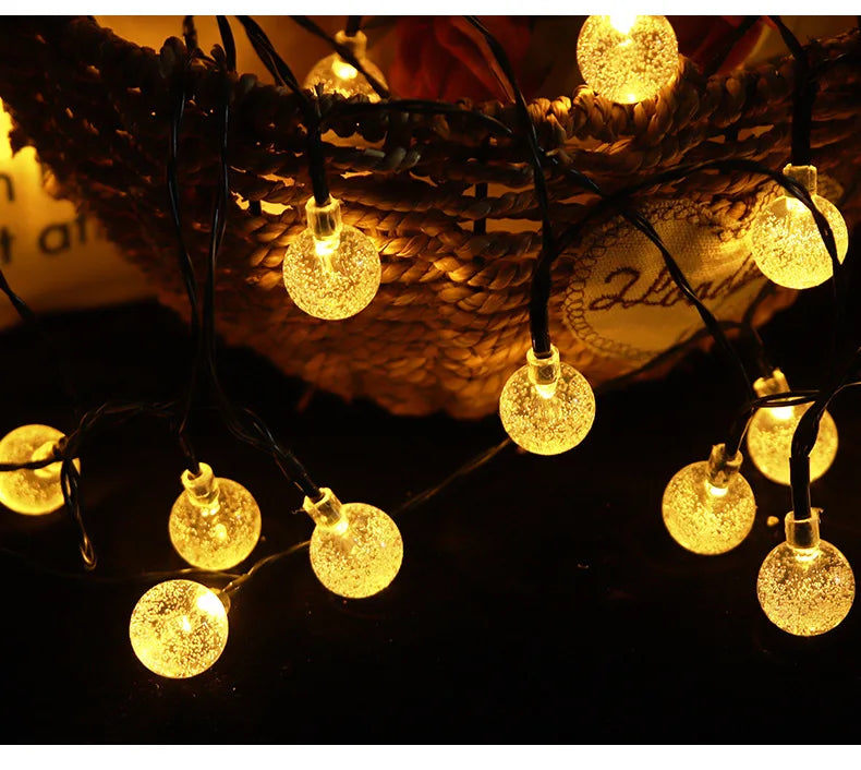 Solar LED String Fairy Lights for Outdoor Decor - Smarsty