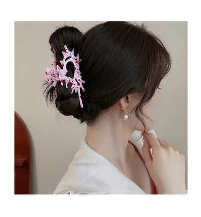 Colorful Conch Shell Hair Claw Clip For Summer Beach - Smarsty