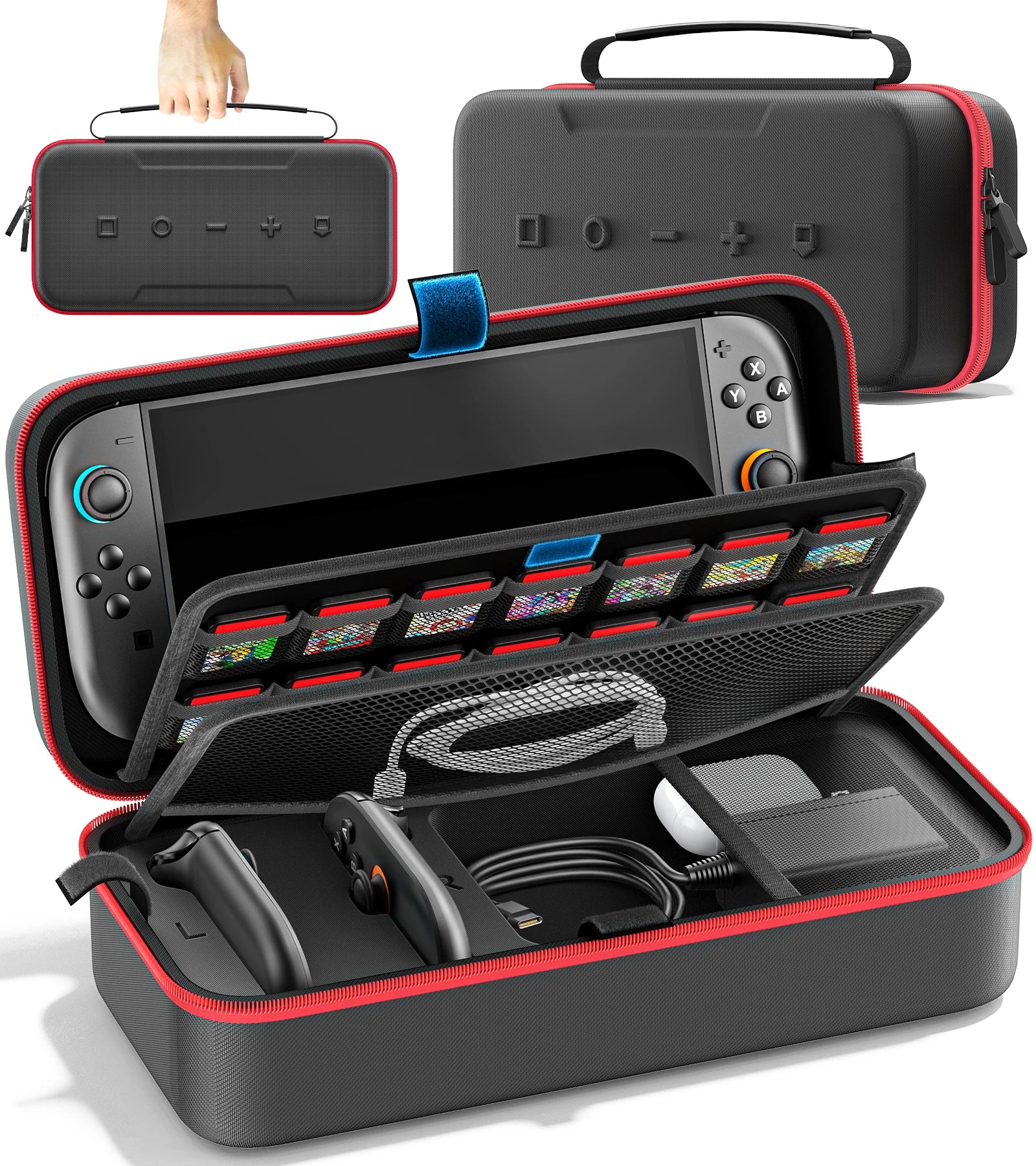 Large Waterproof Carrying Case for Nintendo Switch - Smarsty