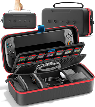 Large Waterproof Carrying Case for Nintendo Switch - Smarsty