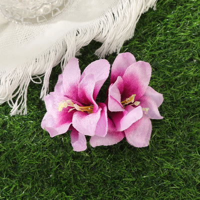 Bohemian Orchid Flower Hair Clips for Weddings - Smarsty