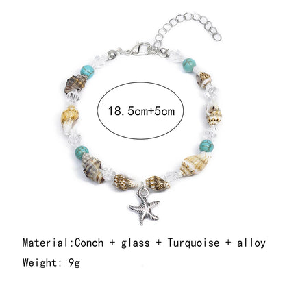 Bohemian Starfish Bracelet for Women Beach Jewelry - Smarsty