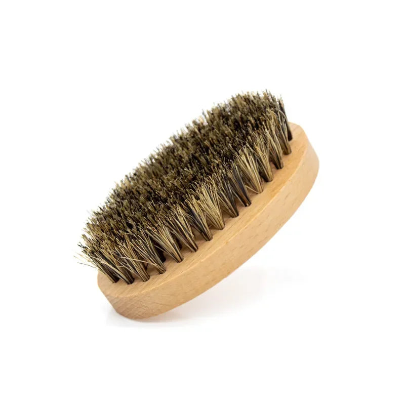 Men's Boar Bristle Shaving Brush Set for Precision Grooming - Smarsty