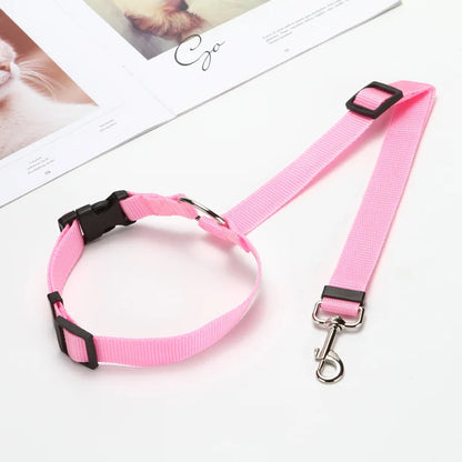 Adjustable Two-in-One Pet Car Seat Belt Harness - Smarsty