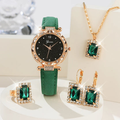 Luxury Rhinestone Women Watches Set for Elegant Style - Smarsty