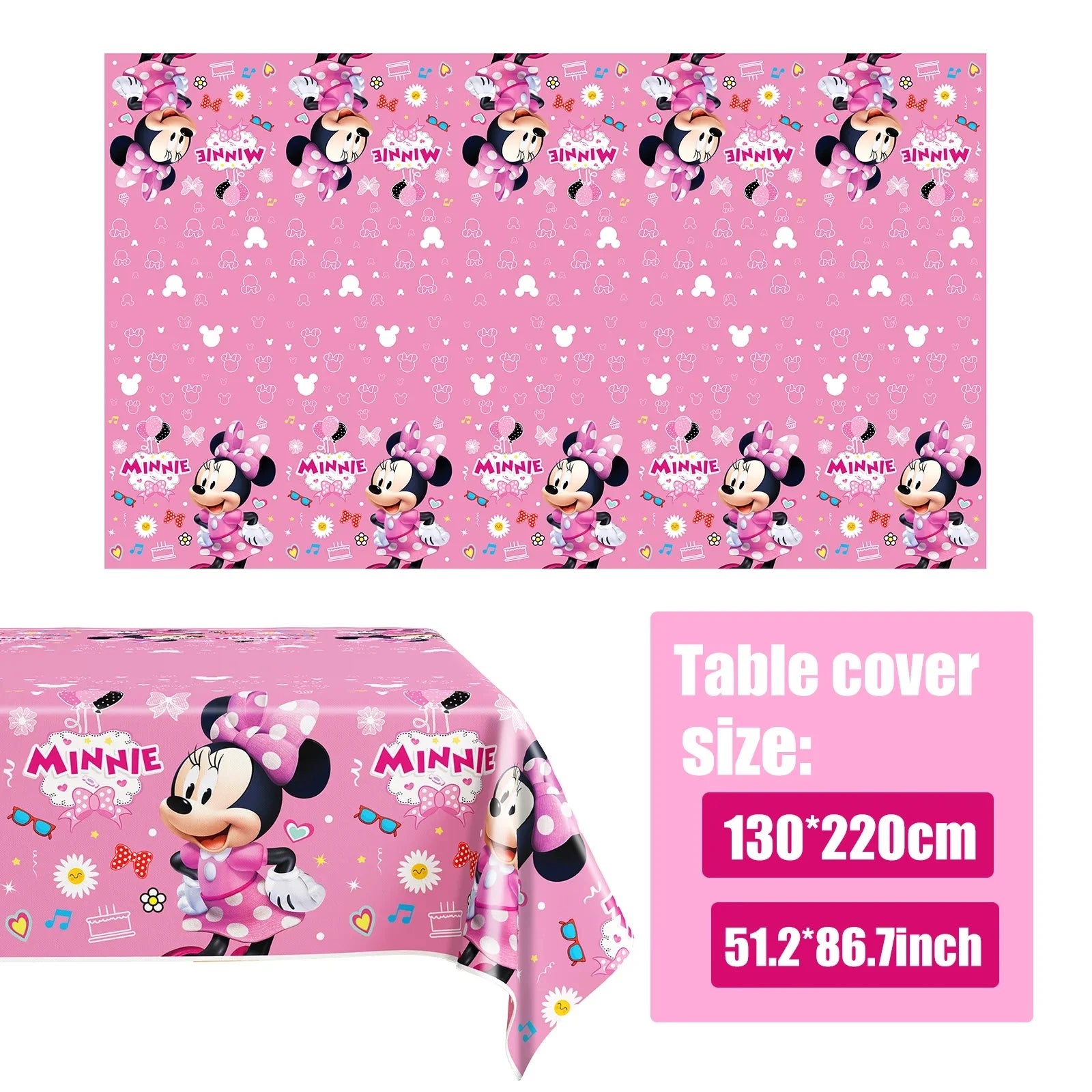 Disney Minnie Mouse Party Supplies Set for Kids Birthdays - Smarsty