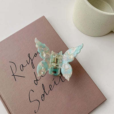 French Retro Butterfly Hair Clips for Trendy Girls - Smarsty