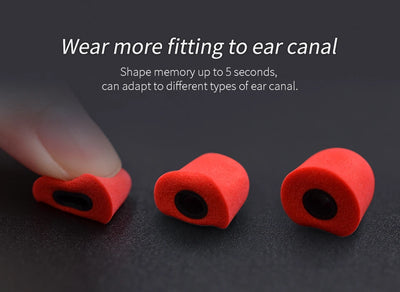 KZ Memory Foam Ear Tips for Ultimate Comfort and Noise Isolation - Smarsty