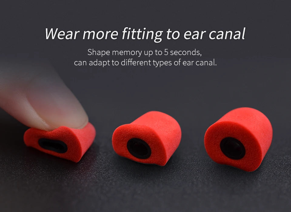 KZ Memory Foam Ear Tips for Ultimate Comfort and Noise Isolation - Smarsty