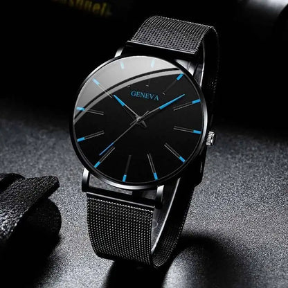 Ultra Thin Men's Business Watch with Mesh Band - Smarsty