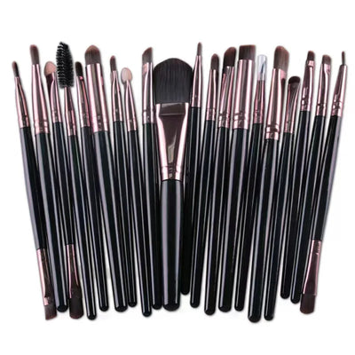 20 Piece Professional Eyeshadow Brush Set for Flawless Makeup Application - Smarsty