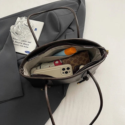 PU Leather Shoulder Bag For Women Versatile Crossbody Tote - Smarsty