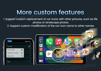 Wireless CarPlay Android Auto Adapter For All Cars Spotify - Smarsty