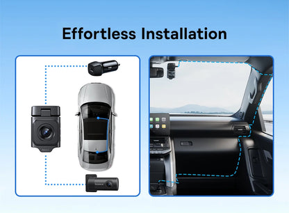Front And Rear Dash Cam With GPS Galileo 24H Parking - Smarsty