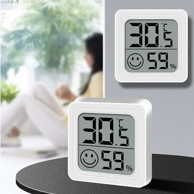 1/2/3/4/6PCS Mini LCD Digital Thermometer Hygrometer Indoor Room Temperature Humidity Meter Sensor Gauge Weather Station Set