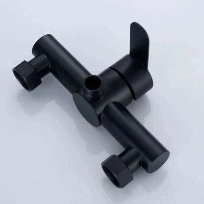 Stainless Steel Wall Mounted Shower Faucet with Hot Cold Control - Smarsty
