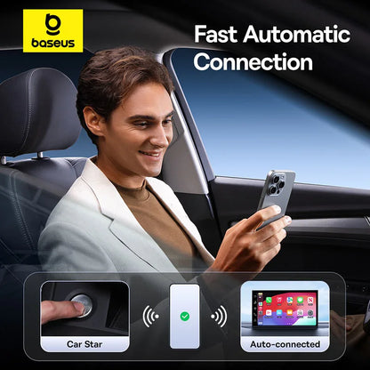 Wireless CarPlay Adapter Plug and Play Auto Connect - Smarsty
