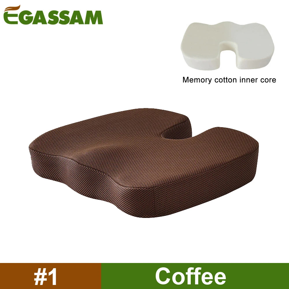 Memory Foam Seat Cushion for Tailbone Pain Relief - Smarsty
