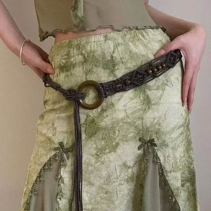 Bohemian Butterfly Tassel Waist Chain Adjustable Belt - Smarsty