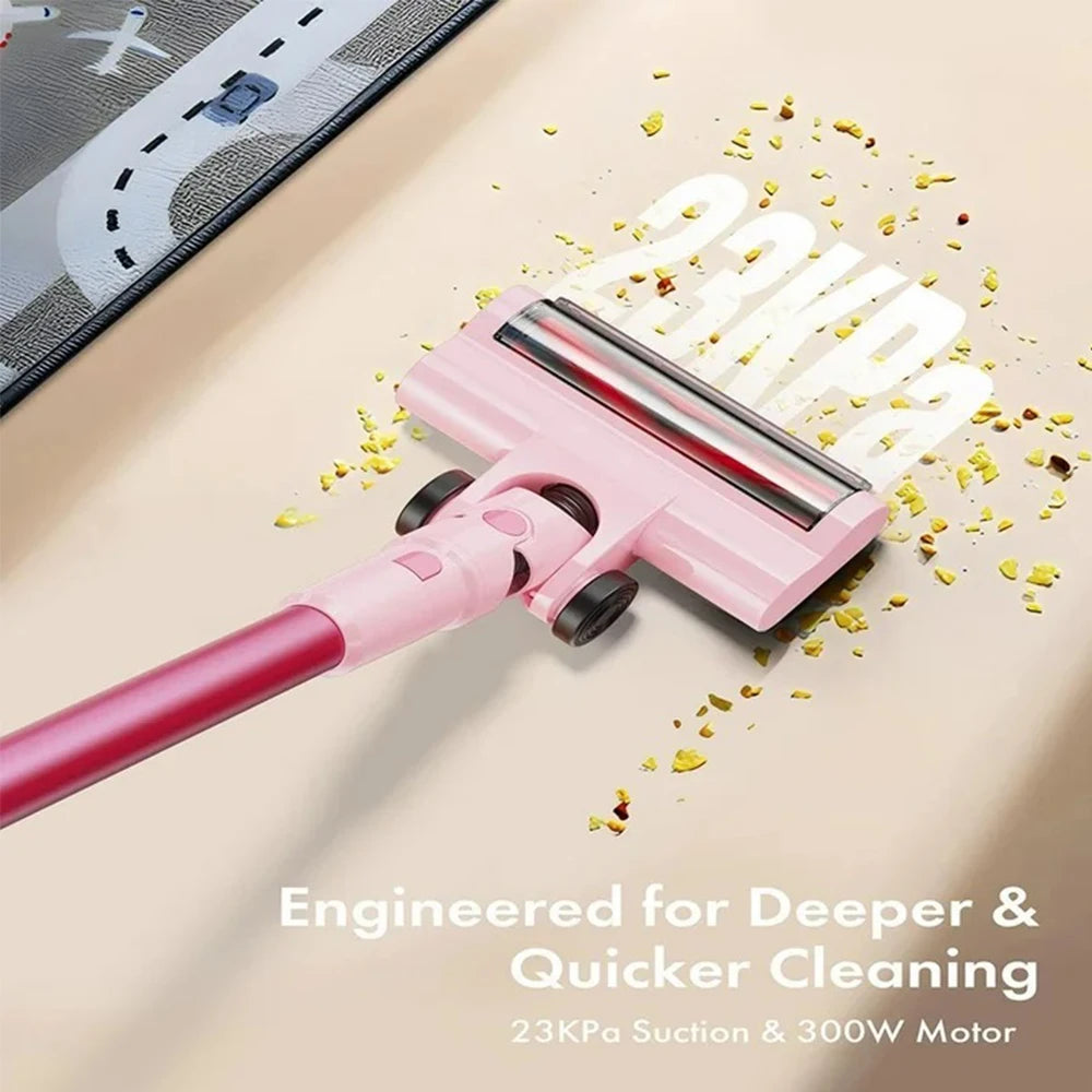 Homeika Cordless Vacuum Cleaner,23KPa 48mins Powerful Suction Vacuum LED Display,Lightweight Stick for HardFloor/Carpet/Pet Hair