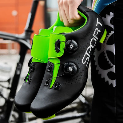 2025 Cycling Sneaker Mtb with Cleats Men Carbon Sports Speed Bike Shoes Women Mountain Racing Flat SPD Road Cycling Footwear by Smarsty