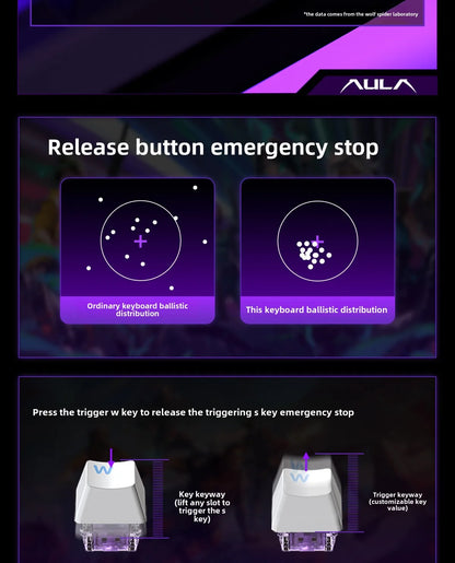 Mechanical Keyboard With Magnetic Switch RGB Gaming