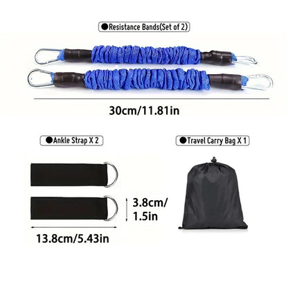 Fitness Ankle Ankle Buckle Leg Muscle Trainer Hip Joint Training Leg Strap Hook Leg Stand Anti Breaking Firmly Tension Rope Set