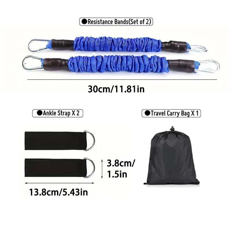 Fitness Ankle Ankle Buckle Leg Muscle Trainer Hip Joint Training Leg Strap Hook Leg Stand Anti Breaking Firmly Tension Rope Set