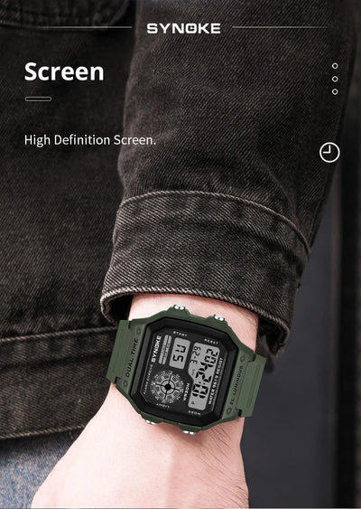 Waterproof Luminous Digital Sports Watch for Men and Women - Smarsty