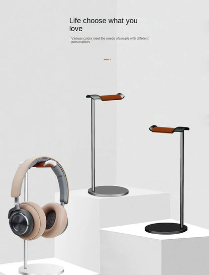 Curved Aluminum Headphone Stand with Sturdy Base - Smarsty