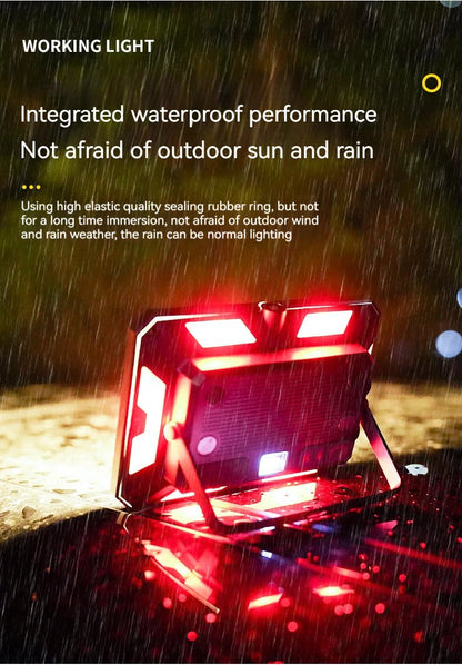 Portable LED Camping Tent Light Rechargeable Searchlight High Power Outdoor Emergency Lighting Waterproof Hanging Night Lamp