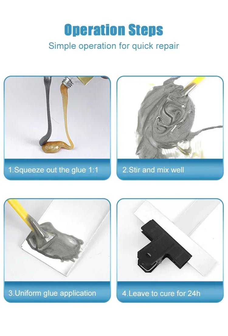 AB Type Glue Casting Super Strong Glue Sticks All Liquid Metal Repair Waterproof Waterproof Sealant Roof Waterproofing Welding - Smarsty