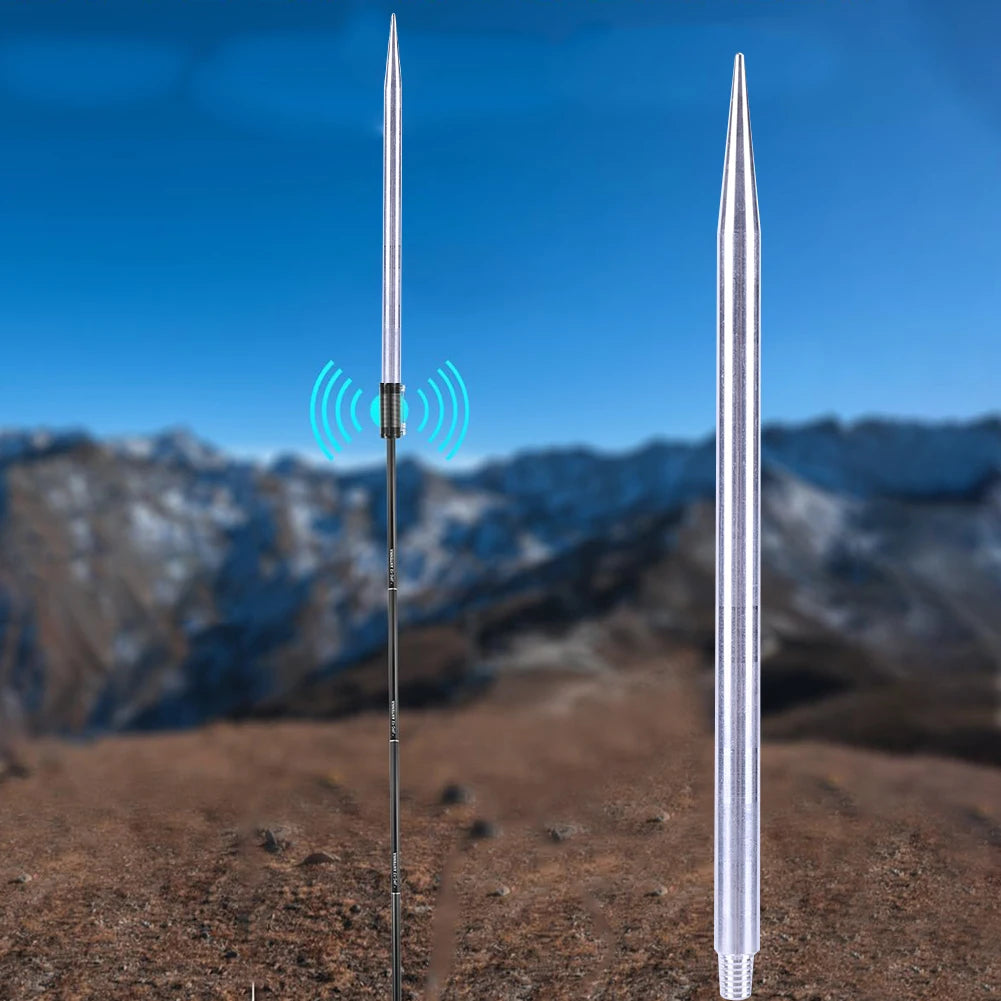1PCS Short Wave Antenna Ground Anchor Aluminum Alloy GP Antenna Ground Anchor Ground Spike for Pac-12 Ma-12 Shortwave Antenna
