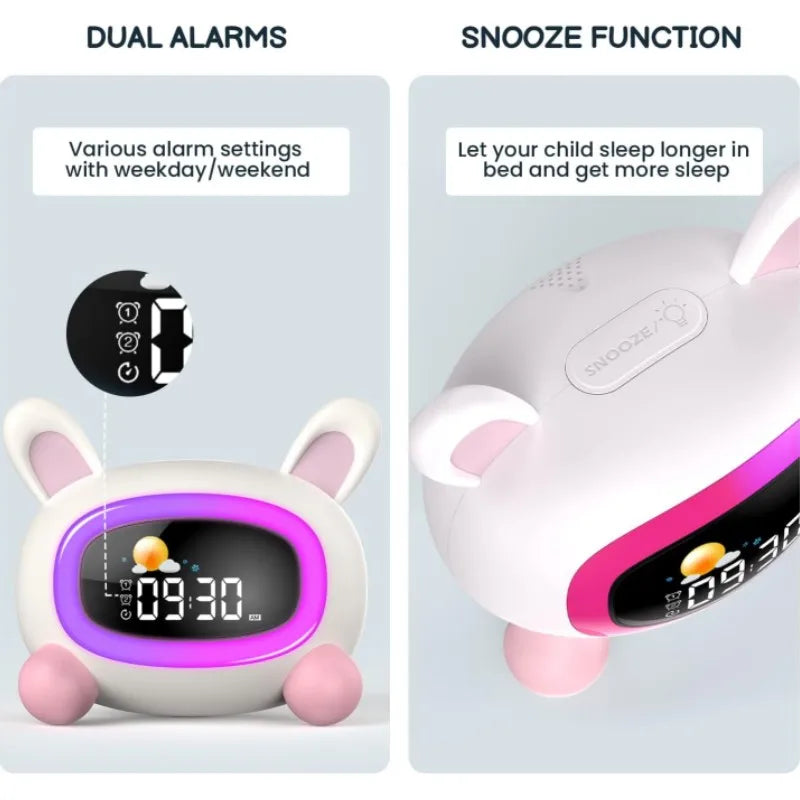 Kids Alarm Clock with Sleep Training and Sound Machine - Smarsty
