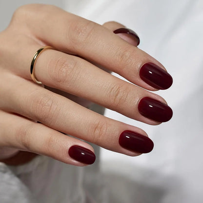 24pcs Black Square Press On Nails for Stunning Looks - Smarsty