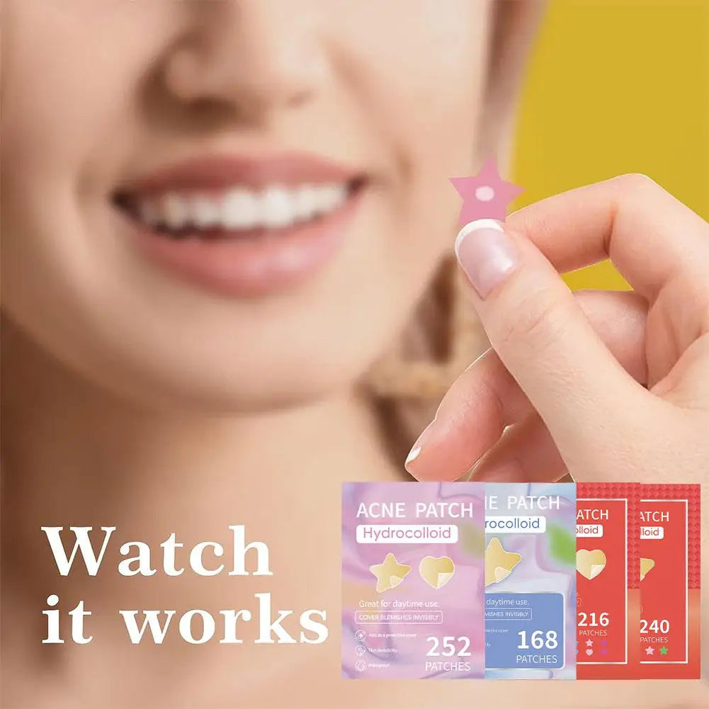 Colorful Star Acne Patches for Spot Treatment - Smarsty