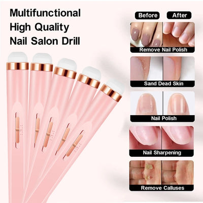 Portable Electric Nail File with 4 Speed Options - Smarsty