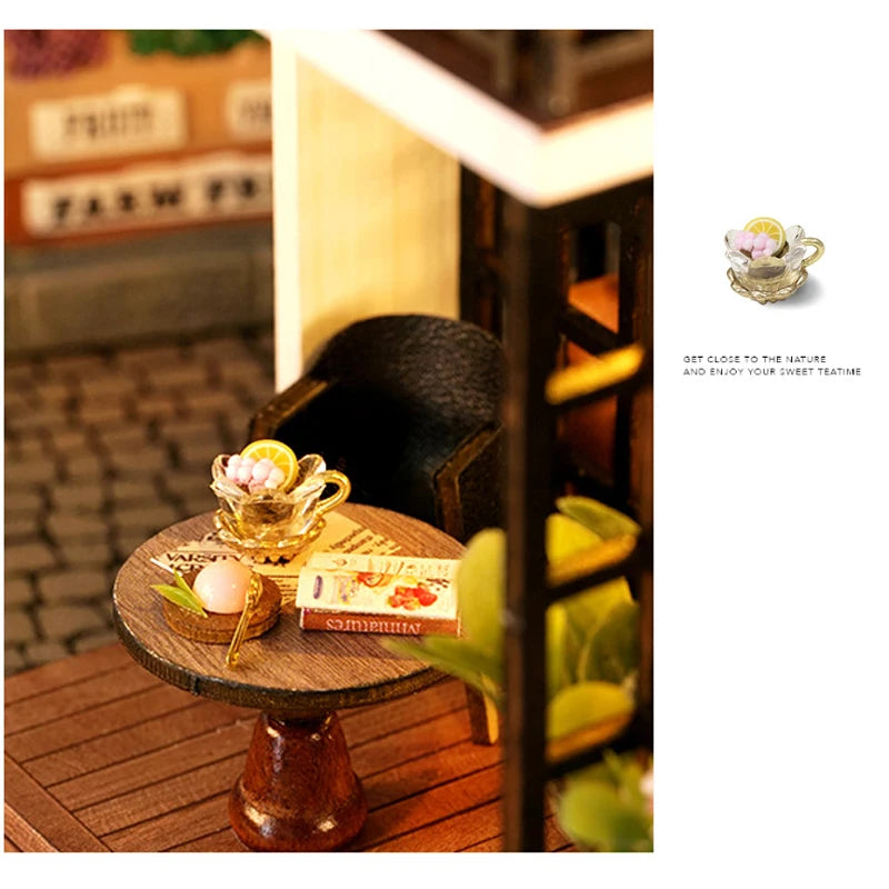 Doll House Handmade 3D Puzzle Making Building Model Kit Production And Assembly Room Toys Wooden Crafts DollHouse Birthday Gifts by Smarsty