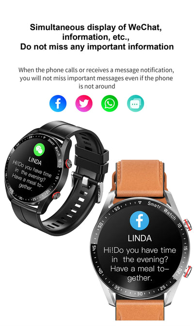 Bluetooth Call Smart Watch for Men with Health Tracking - Smarsty