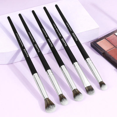 MAANGE 5 Piece Eye Shadow Brush Set for Flawless Makeup - Smarsty