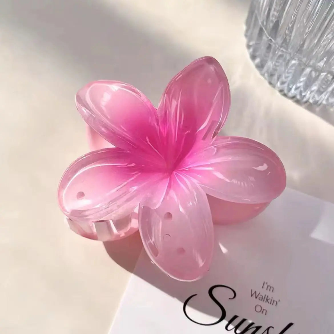 Hawaiian Gradient Hair Clips Flower Beach Vacation Style - Smarsty