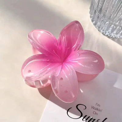 Hawaiian Gradient Hair Clips Flower Beach Vacation Style - Smarsty