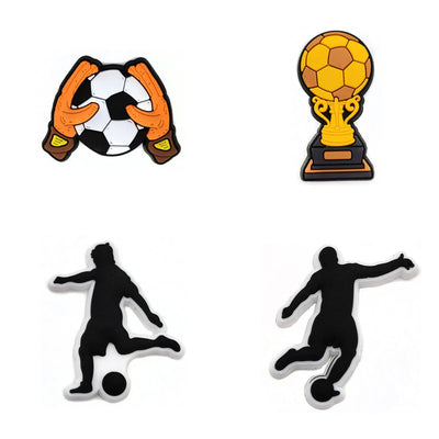 Sprot Soccer Football Shoe Charms Pin for Crocs Accessories Charms Clogs Slides DIY Shoe Decoration Buckle Party Gifts - Smarsty