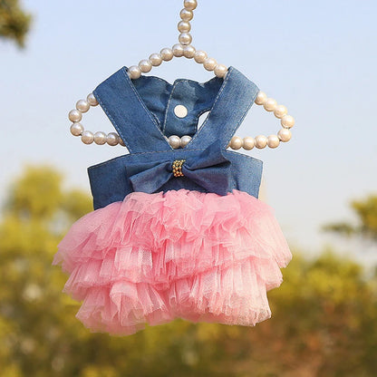 Cute Cat Lace Skirt Summer Dress for Pets - Smarsty