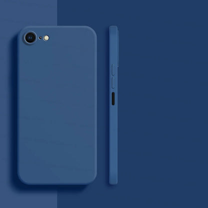 Smarsty Shockproof Soft TPU iPhone 8 Case Liquid Silicone Back -