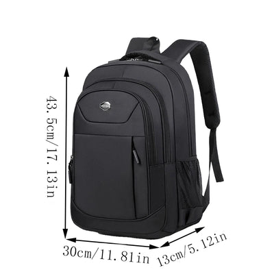 Men's and Women's Double-Shoulder Backpack - Solid Color - Business Travel, Business Trip, Commuting, Casual Use - Smarsty