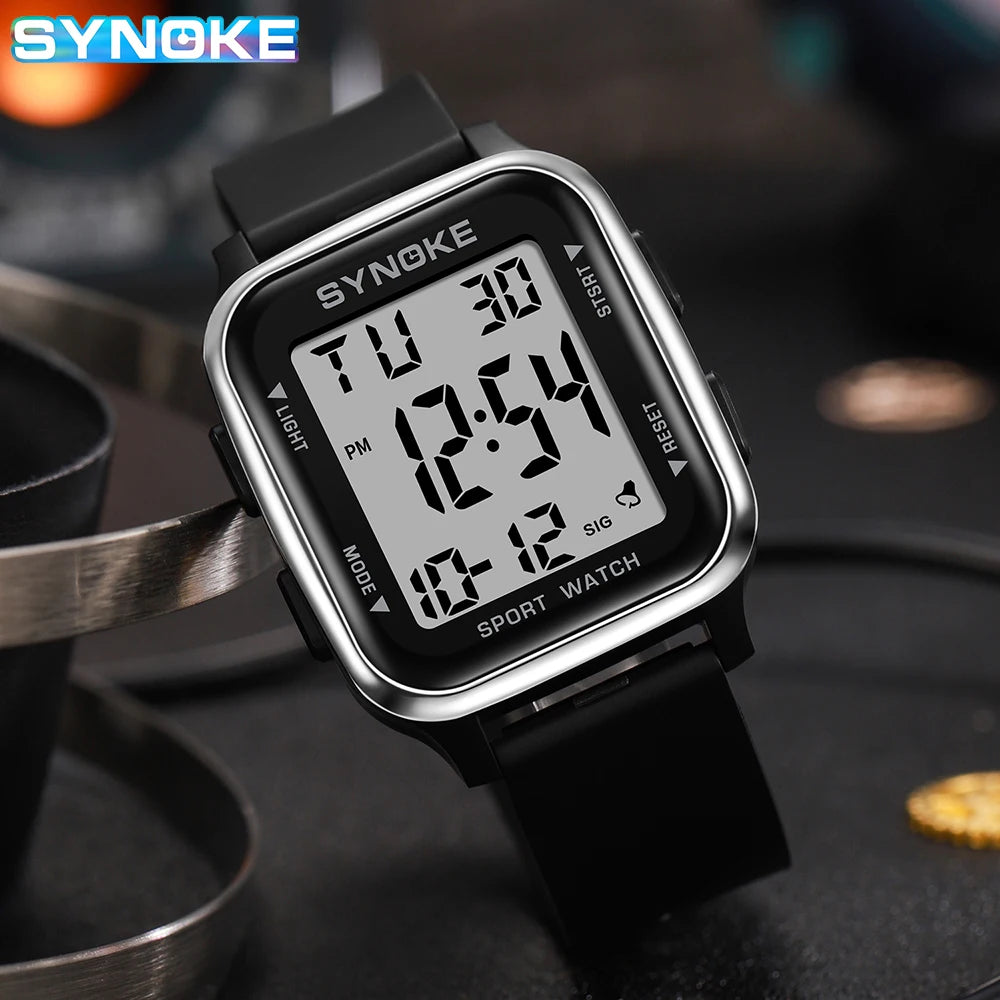 SYNOKE Waterproof Military Digital Watch for Men - Smarsty