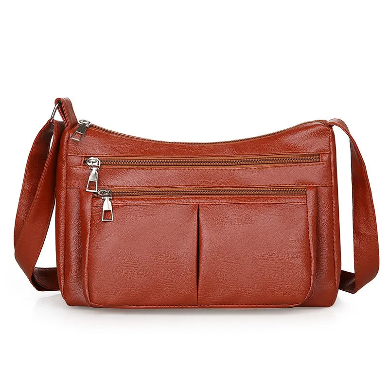 Korean Handbag Designer Leather Crossbody Bag for Women - Smarsty